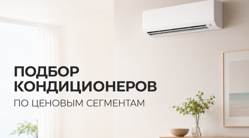 Подбор кондиционеров по ценовым сегментам