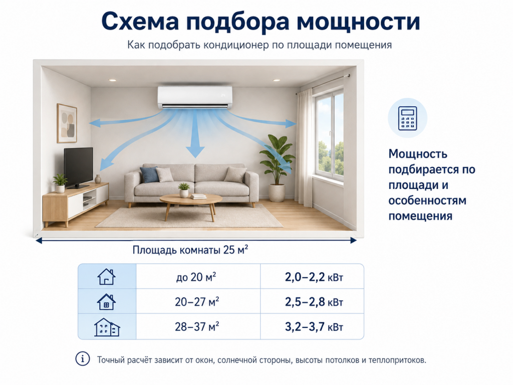 изображение подбор мощности