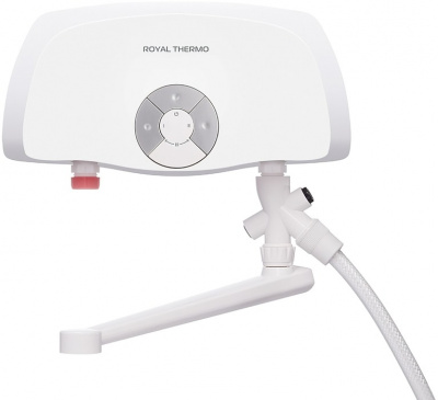 Электрический проточный водонагреватель 3,5 кВт Royal Thermo Smartfix T (3,5 kW) - кран 
