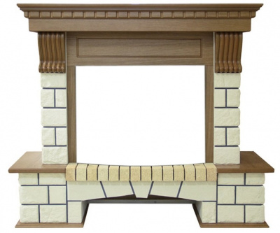 Royal Flame Pierre Luxe под классический очаг (Дуб)