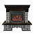 Real-Flame Country LUX Rock 25 с очагом Firefield 25 S IR 