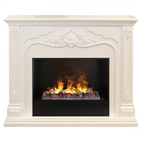 Real-Flame Victoria 26 WT с очагом 3D Cassette 630 (Black вставка) 