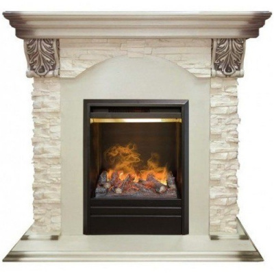 Real-Flame Dublin LUX STD/EUG WT с очагом 3D Olympic