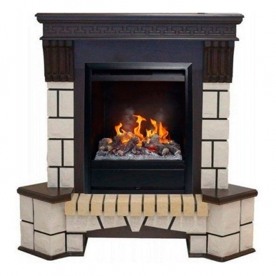 Real-Flame Stone new STD/EUG с очагом 3D Olympic