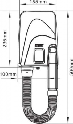 Настенный фен CONNEX WT-950W1 