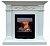 Dimplex Verona STD с очагом Danville black (Белый дуб) 