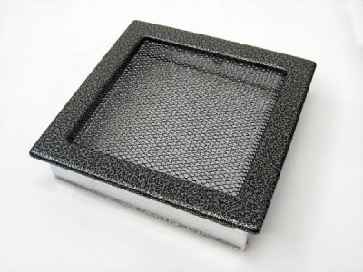 Kratki 22х22 черная/хром пористая 22CS
