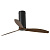 Faro Tube Fan Matt Black Wood 