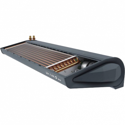 Водяная тепловая завеса WING II W100 AC dark 