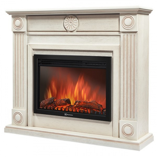 Electrolux Frame 30 шпон белёный дуб с очагом EFP/P-3020LS 