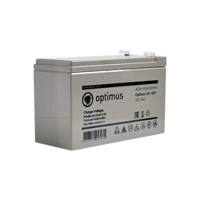 Аккумулятор Optimus АP1207, 7A/h
