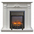 Real-Flame Stefania STD/EUG WT с очагом "Fobos s Lux BL/BR, Majestic s Lux BL/BR" 