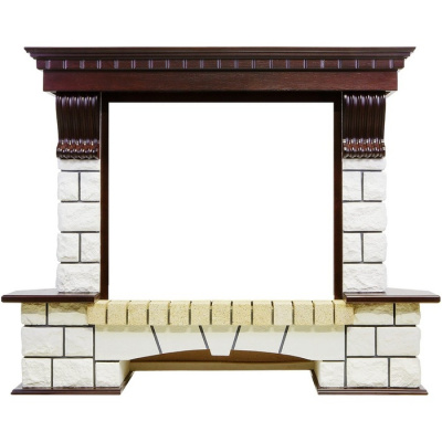 Royal Flame Pierre Luxe под очаги Dioramic 28 FX темный дуб