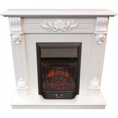 Real-Flame Ottawa STD/EUG WT с очагами Fobos s Lux BL/BR, Majestic s Lux BL/BR