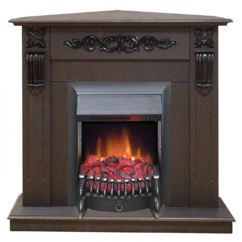 Real-Flame Dominica Corner STD/EUG DN с очагом Fobos s Lux BL/BR, Majestic s Lux BL/BR 