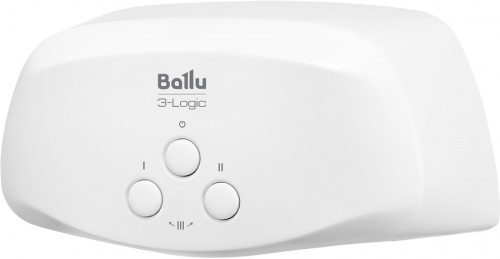 Электрический проточный водонагреватель 6 кВт Ballu 3-logic TS (6,5 kW) - кран+душ 