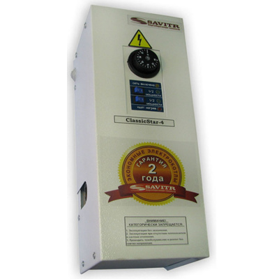 Электрический котел SAVITR Classic 4 Plus (220В, 4кВт) 