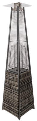 Газовый уличный обогреватель Stalleh Pyramid X4 Rattan Grey 