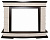 InterFlame Памир сланец под очаги Panoramic 28 LED FX Sirius 30 LED FX  (тёмный дуб; венге) 