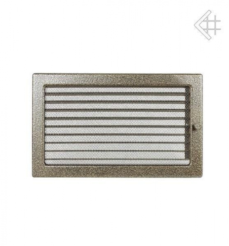 Kratki 22х30 черная/латунь пористая с жалюзи 22/30CZX 