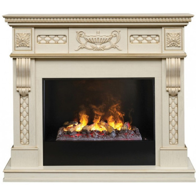 Real-Flame Corsica Lux 26 WT с очагом Black вставка + 3D Cassette 630