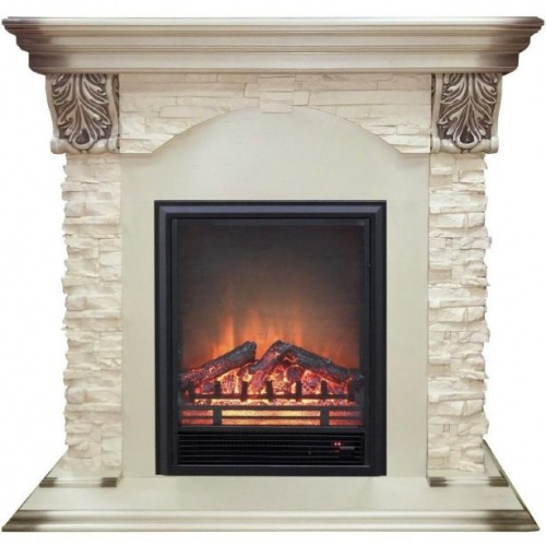 Real-Flame Dublin LUX STD/EUG WT с очагом Eugene 