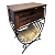 SafaMaster Кованая дровница с ящиком из сосны (D5070) 