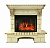Royal Flame Pierre Luxe шампань с очагом Dioramic 25 FX  (Слоновая кость с патиной) 