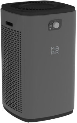 Очиститель воздуха со сменными фильтрами Mia Air Lite антрацит (без сенсорного экрана) 