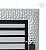 Kratki 17x37 Venus никелированная с жалюзи 37VNX 