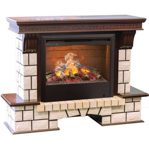 Real-Flame Stone new 26/HL с очагом 3D Helios 26 