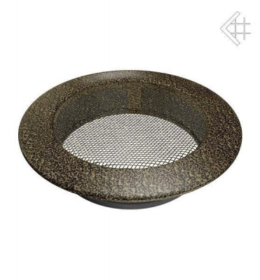 Kratki КРУГЛАЯ черная латунь пористая д.150 FI/150CZ