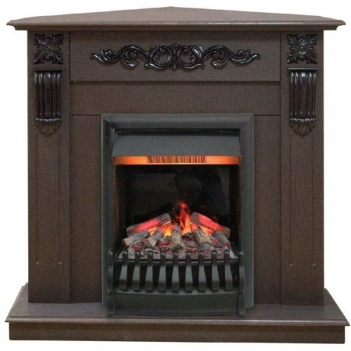 Real-Flame Dominica Corner STD/EUG DN с очагом 3D Oregan 