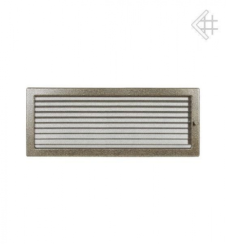 Kratki 22х45 черная/латунь пористая с жалюзи 22/45CZX 