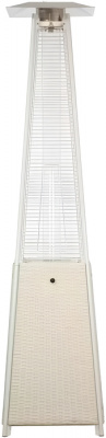Газовый уличный обогреватель мощностью 13-14 кВт WWT 13I Rotang White 