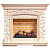 Dimplex Glasgow (слоновая кость с патиной) с очагом Cassete 600 